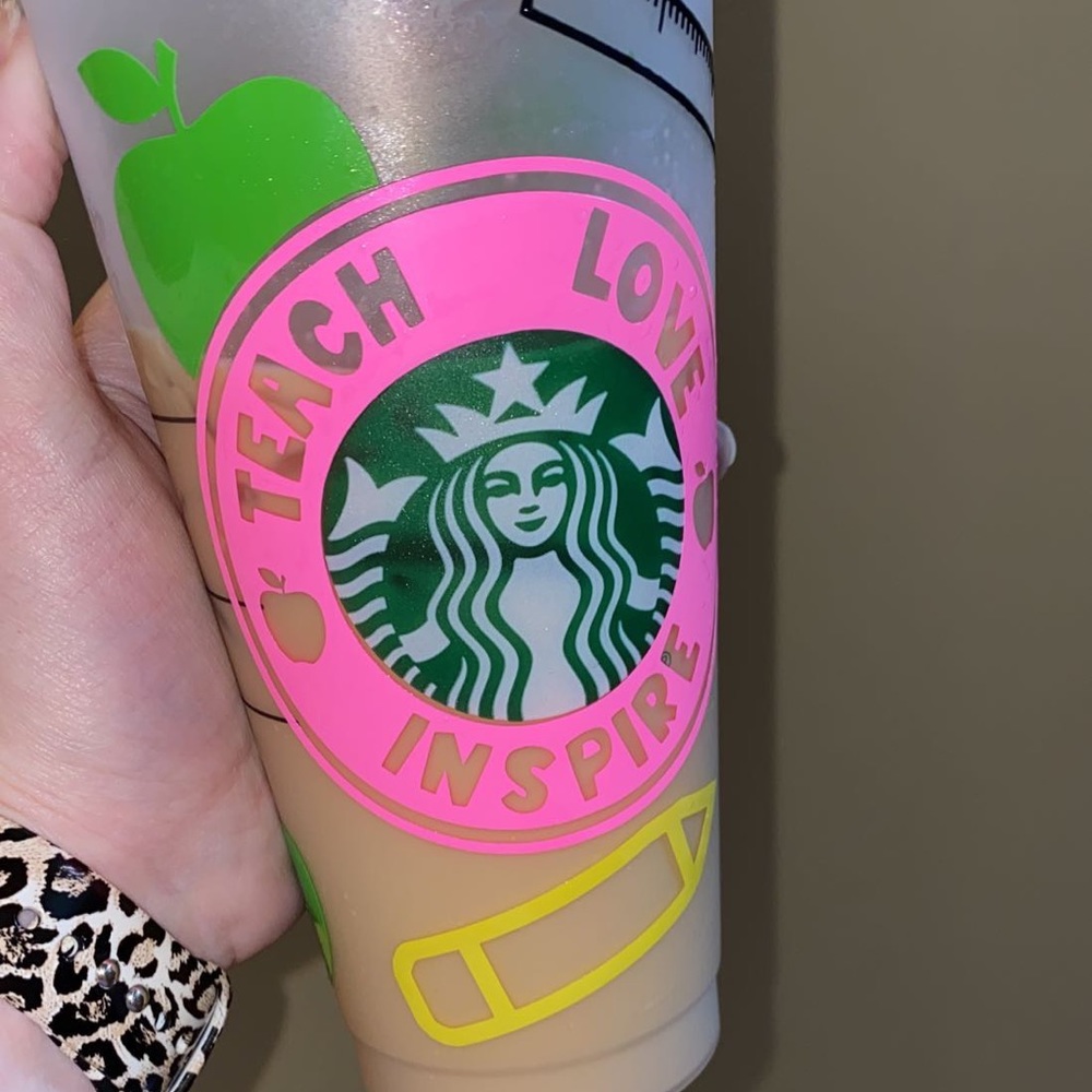 Teach Love Inspire Starbucks 24oz Cold Cup